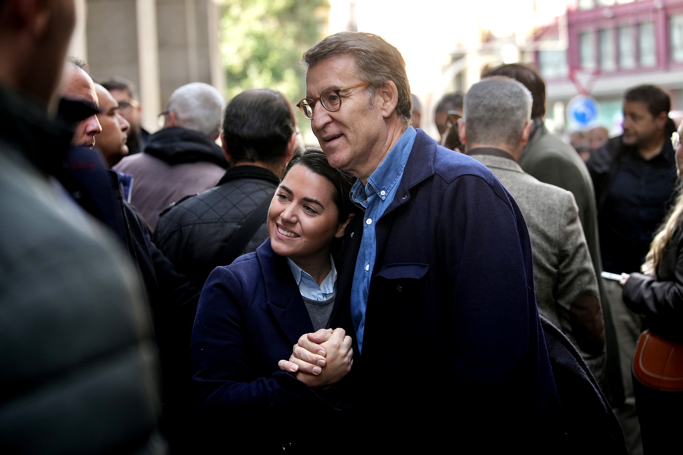 Alberto Núñez Feijóo e Isabel Díaz Ayuso en Madrid