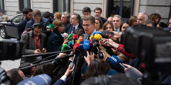 Alberto Núñez Feijóo en el Congreso