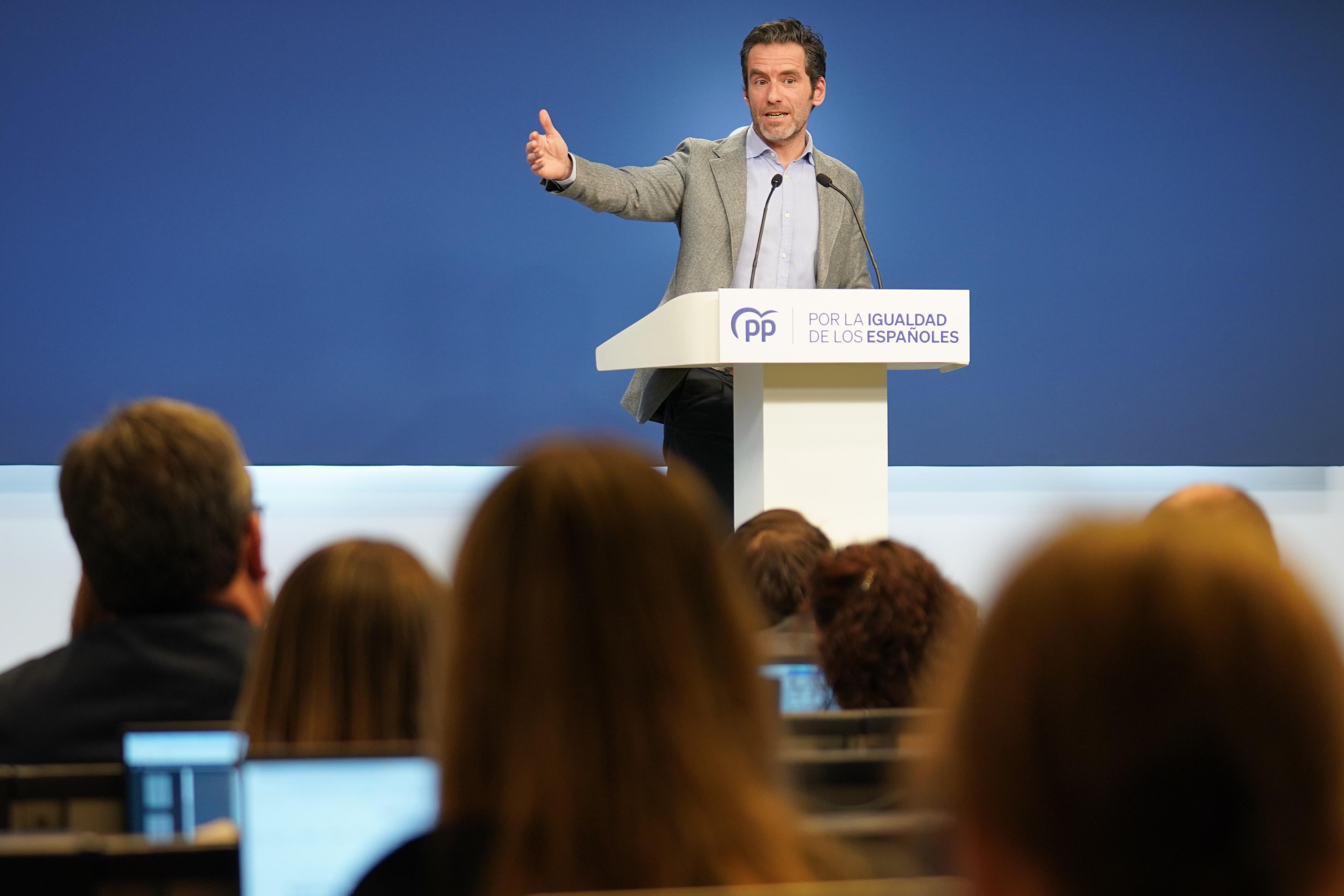 Rueda de prensa de Borja Sémper - Partido Popular