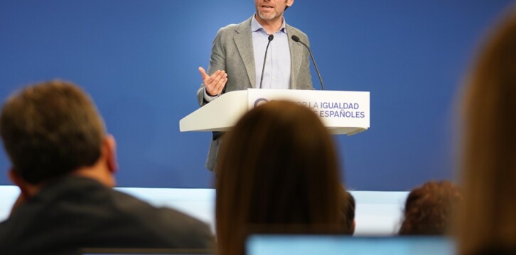 Rueda de prensa de Borja Sémper