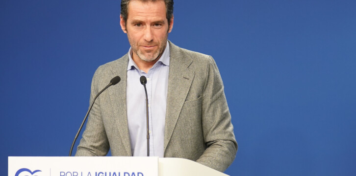 Rueda de prensa de Borja Sémper