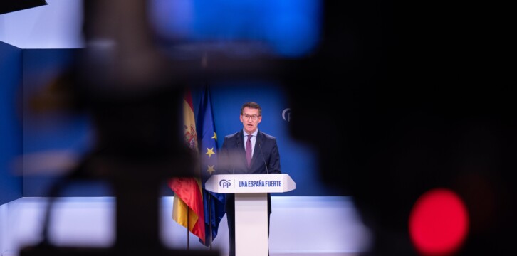 Rueda de prensa de Alberto Núñez Feijóo