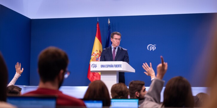 Rueda de prensa de Alberto Núñez Feijóo