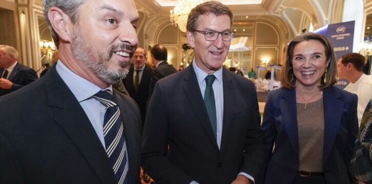 Alberto Núñez Feijóo en el desayuno informativo de Nueva Economía Fórum