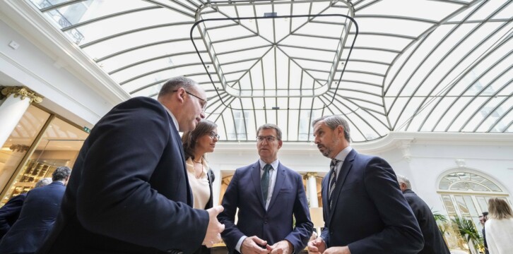 Alberto Núñez Feijóo en el desayuno informativo de Nueva Economía Fórum