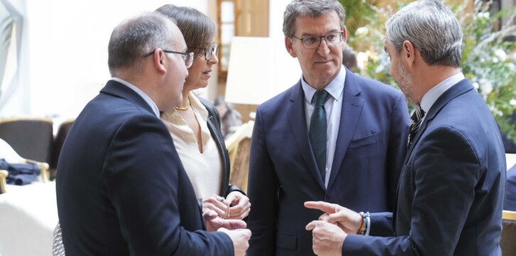 Alberto Núñez Feijóo en el desayuno informativo de Nueva Economía Fórum