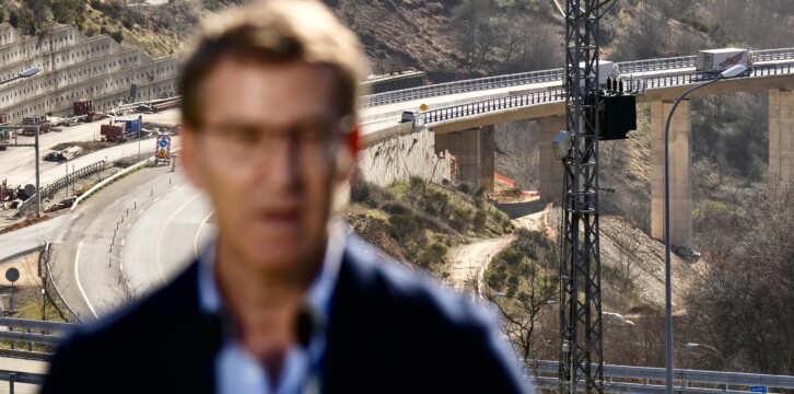 Alberto Núñez Feijóo visita Piedrafita