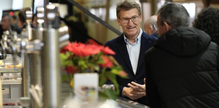 Alberto Núñez Feijóo visita Monforte