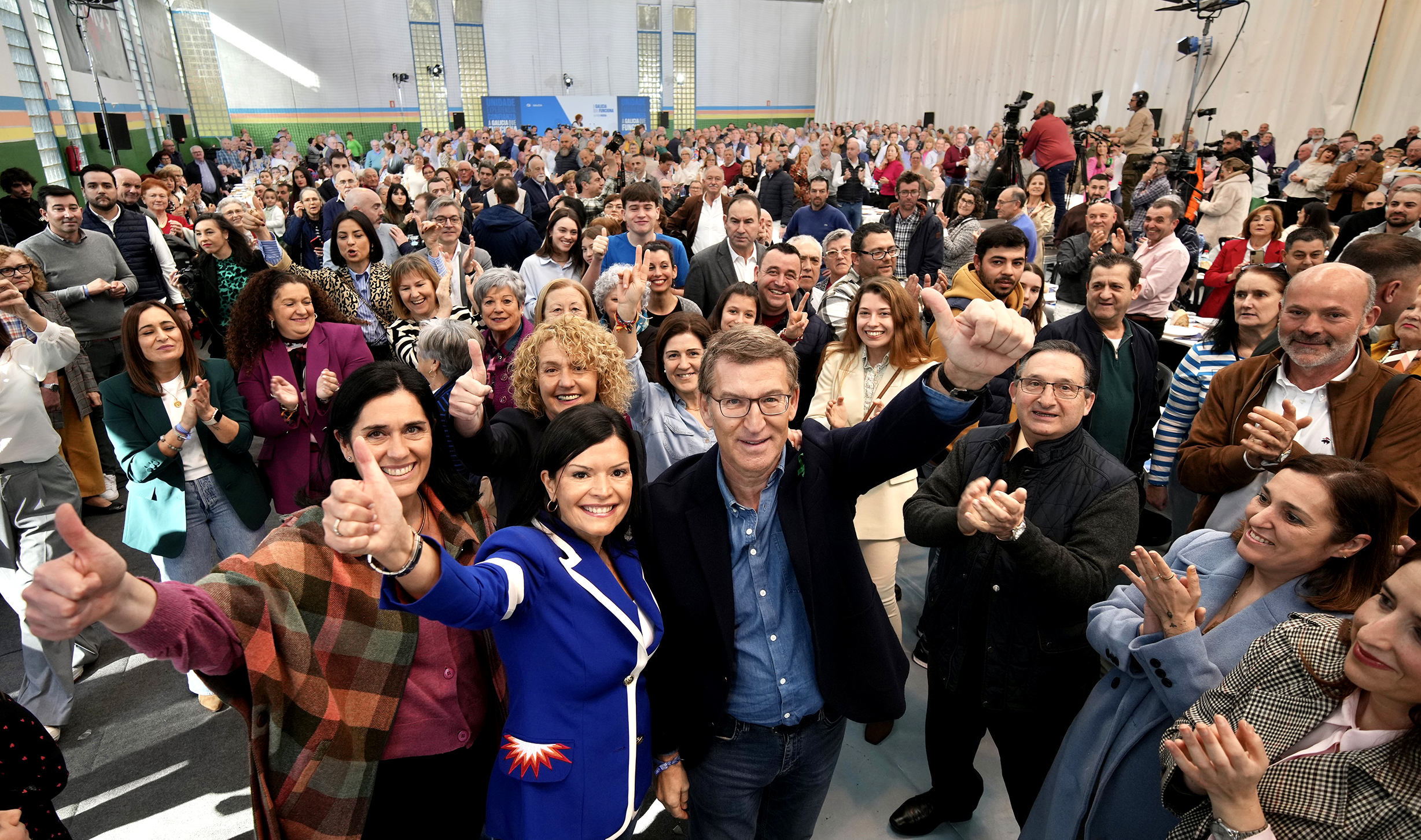 Alberto Núñez Feijóo en Mos