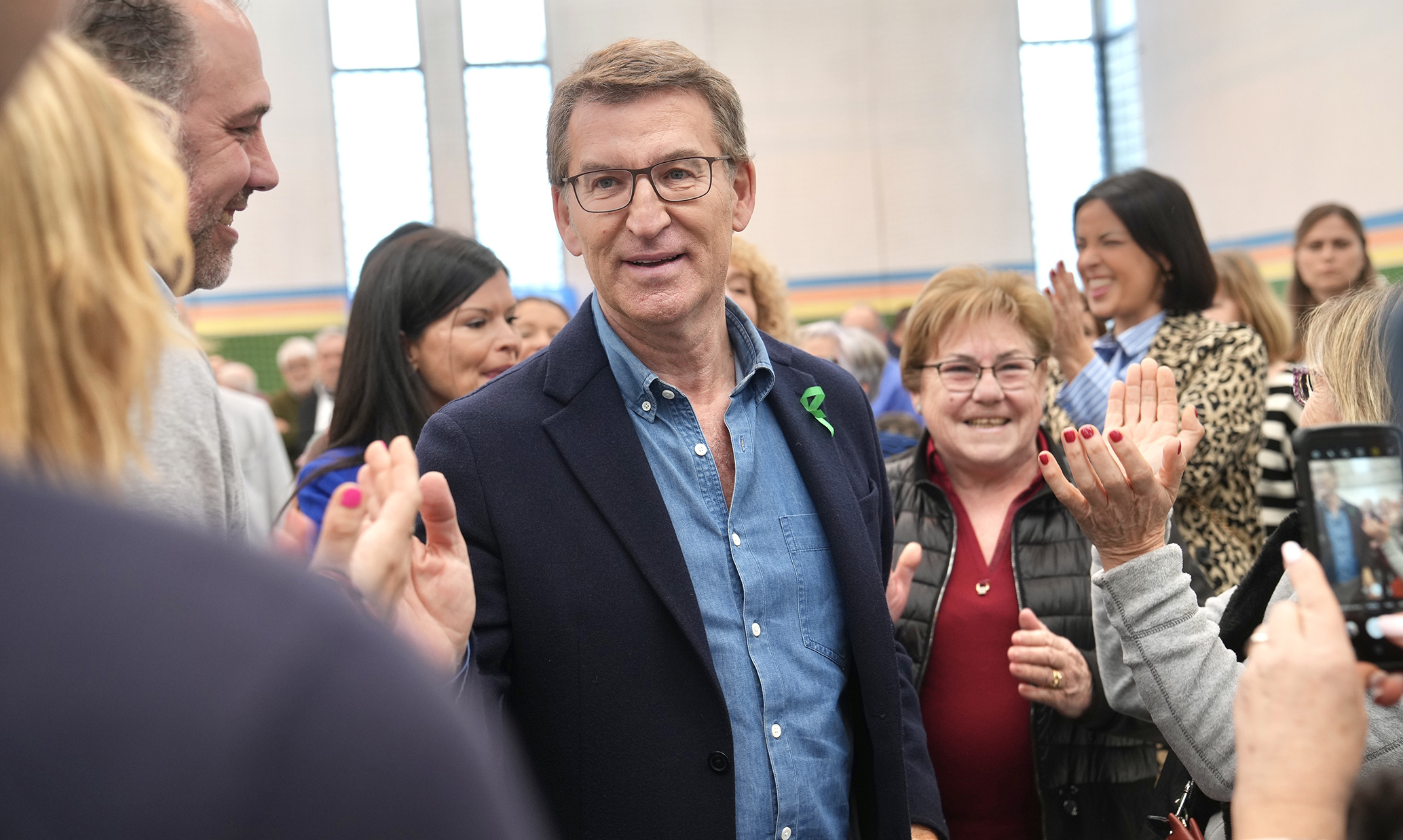 Alberto Núñez Feijóo en Mos