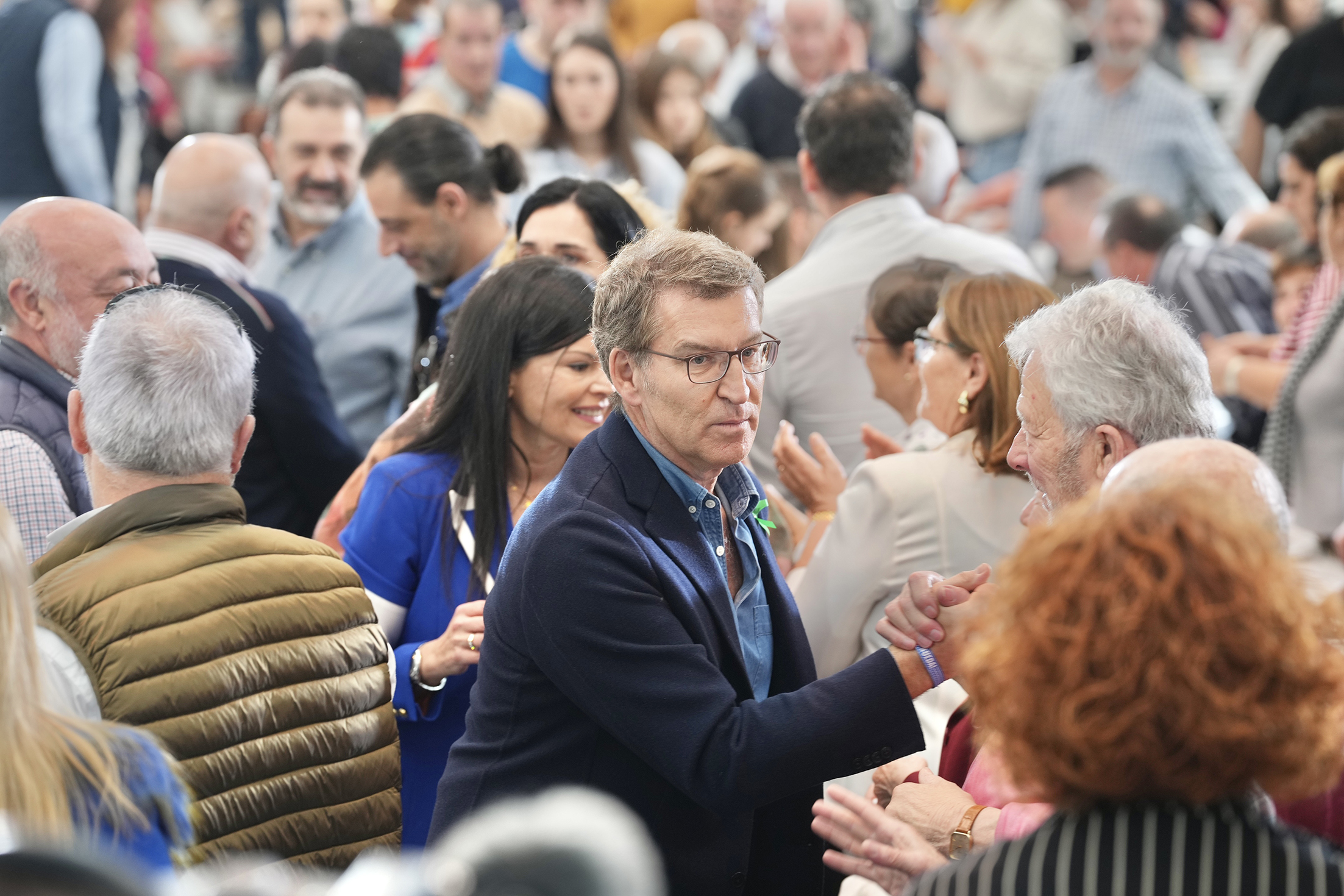 Alberto Núñez Feijóo en Mos