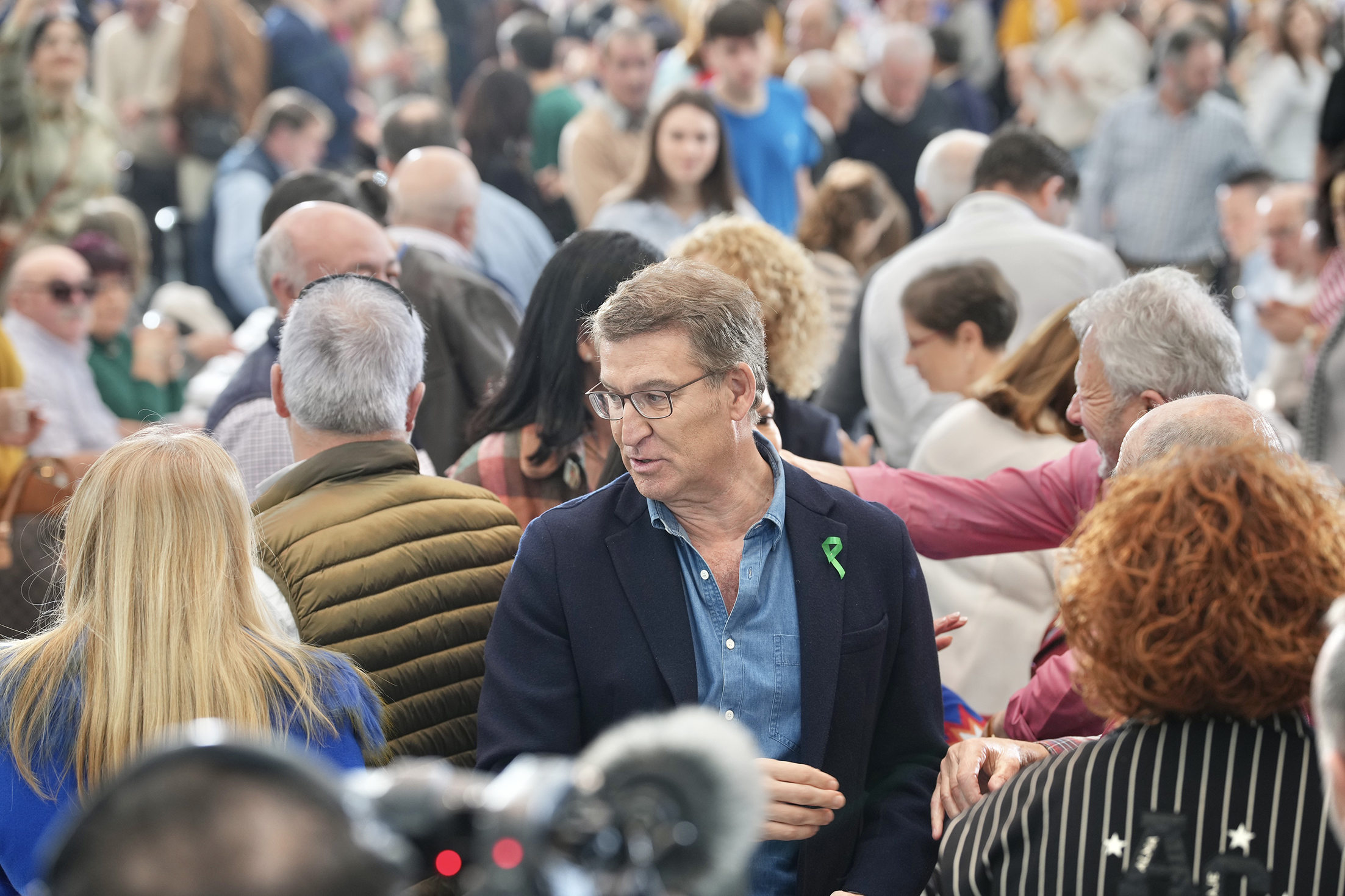 Alberto Núñez Feijóo en Mos