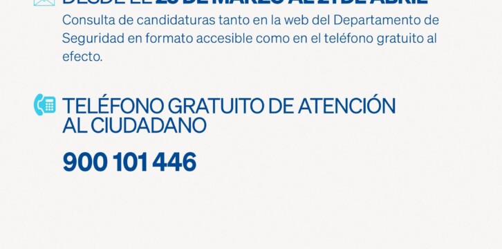 Voto braille ecciones vascas 2024