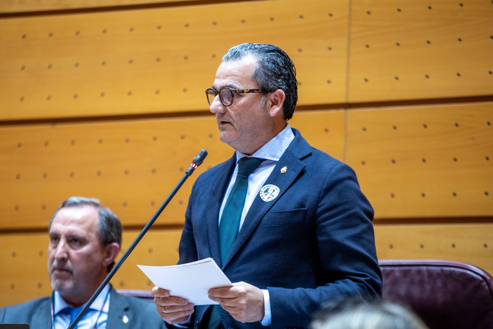 Javier Bermúdez en el Senado