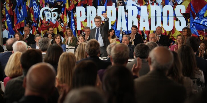 Alberto Núñez Feijóo en la Junta Directiva Nacional del PP