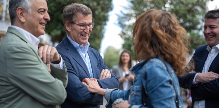 Alberto Núñez Feijóo en Vitoria