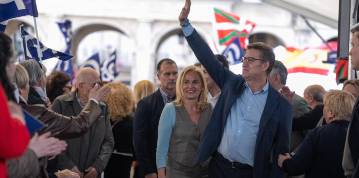 Alberto Núñez Feijóo en Vitoria