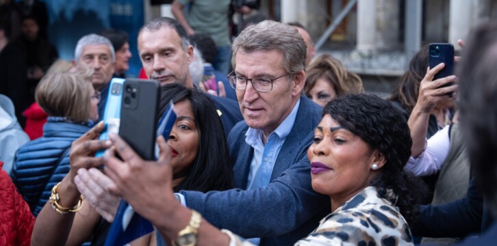 Alberto Núñez Feijóo en Vitoria