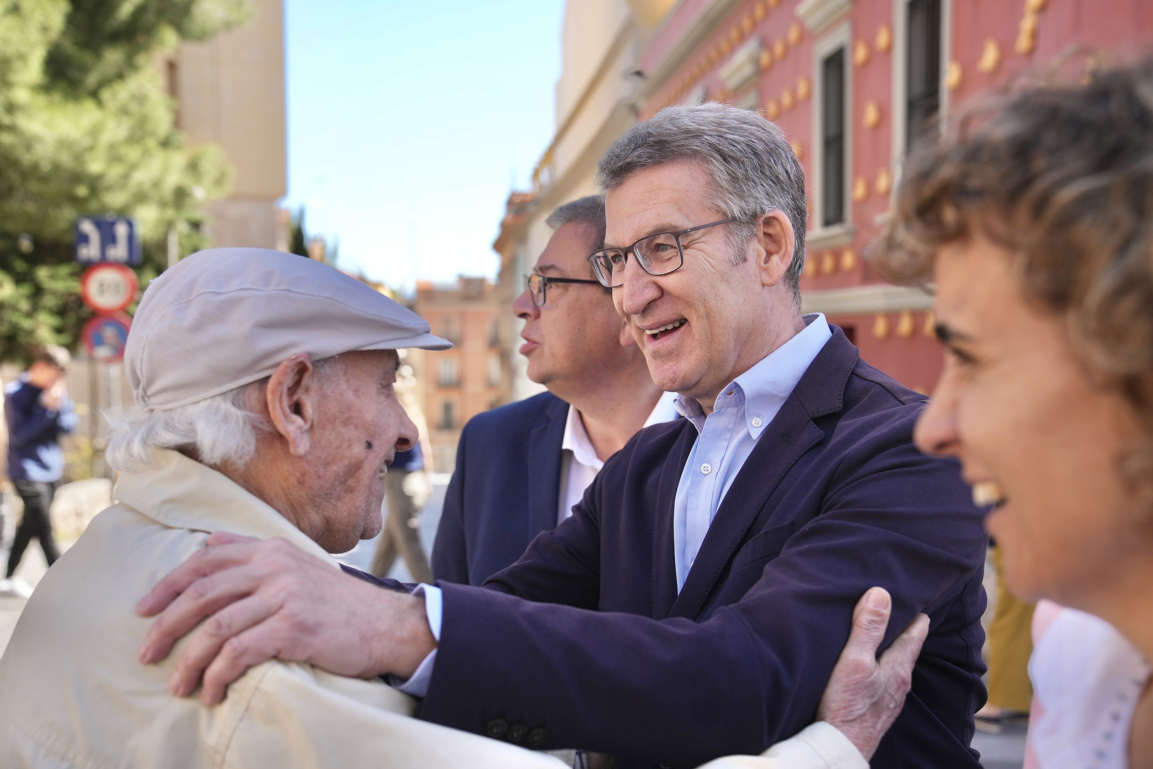 Alberto Núñez Feijóo y Dolors Montserrat en Figueres