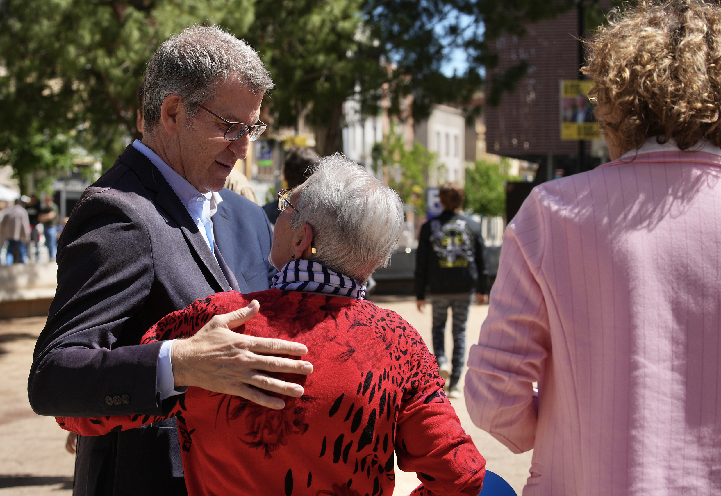 Alberto Núñez Feijóo y Dolors Montserrat en Figueres