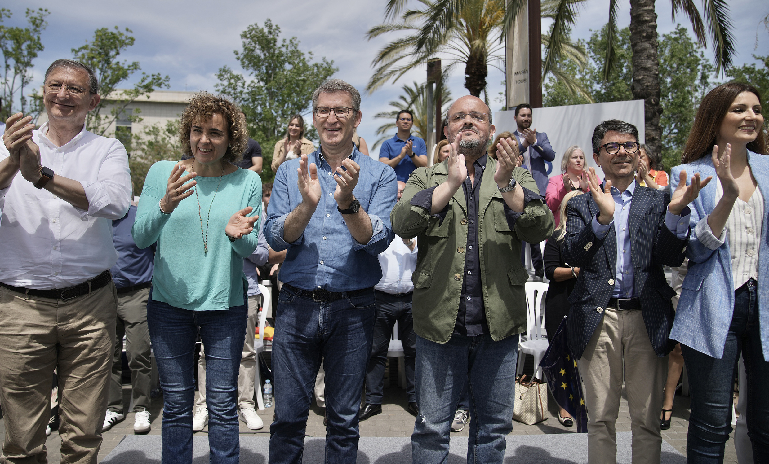 Feijóo en Reus y en un mitin en Salou
