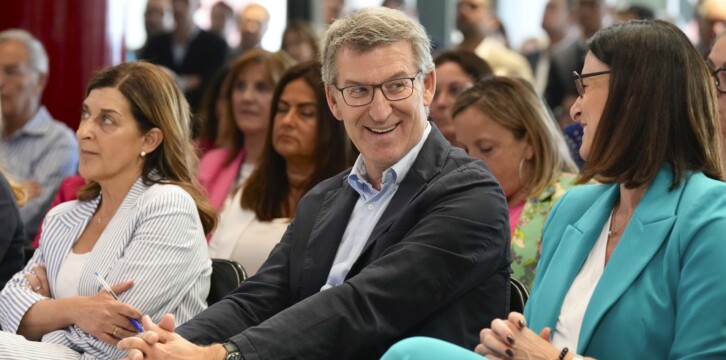 Alberto Núñez Feijóo en el acto Mujer, Familia y Conciliación en Santander