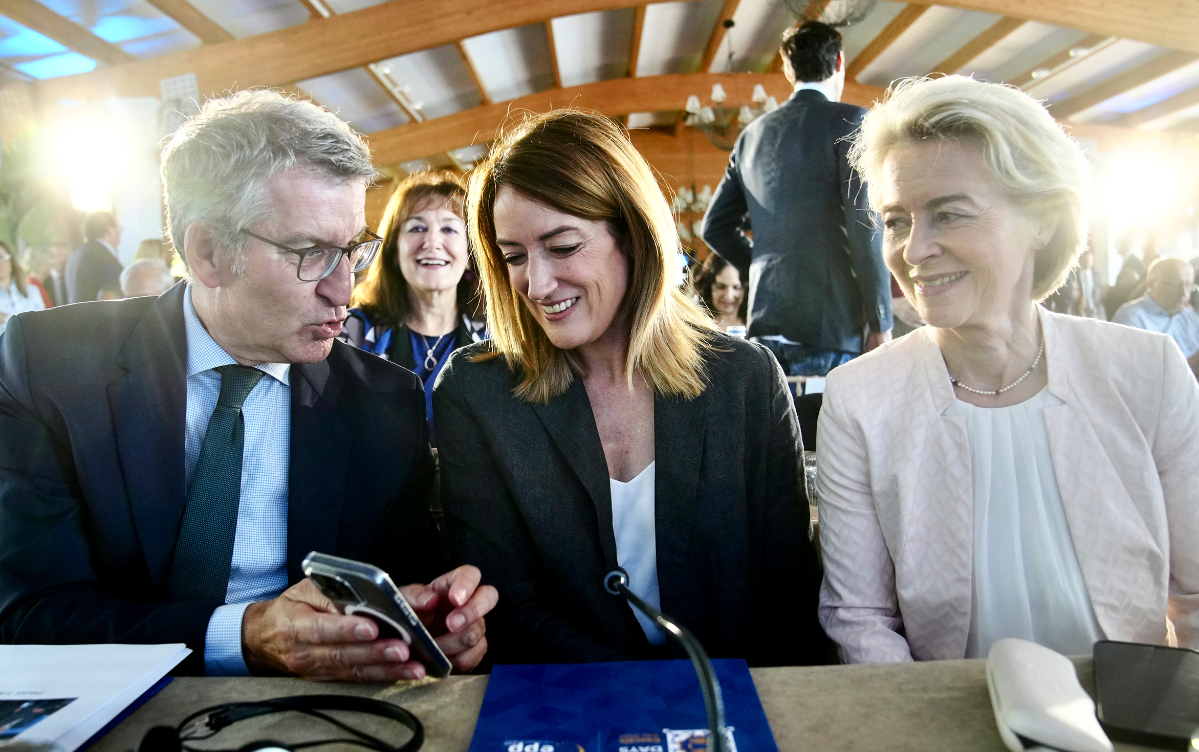 Alberto Núñez Feijóo en la Jornadas de Estudio del Grupo PPE en Cascais