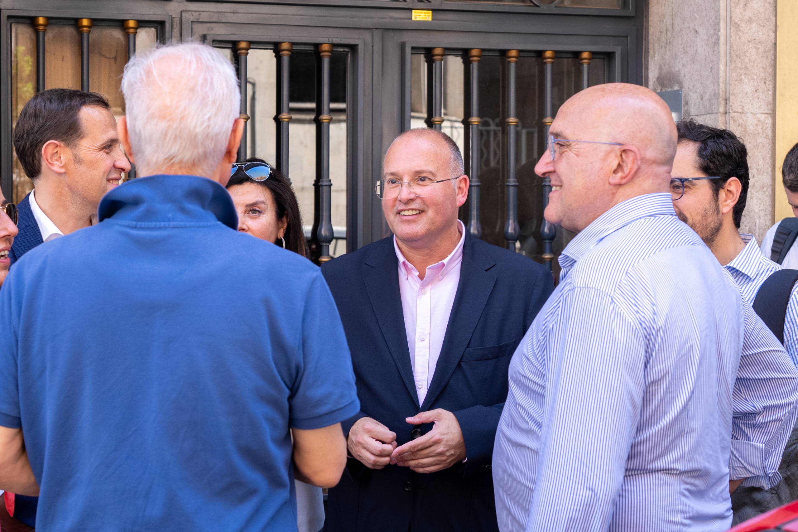 Miguel Tellado, en su visita a Valladolid
