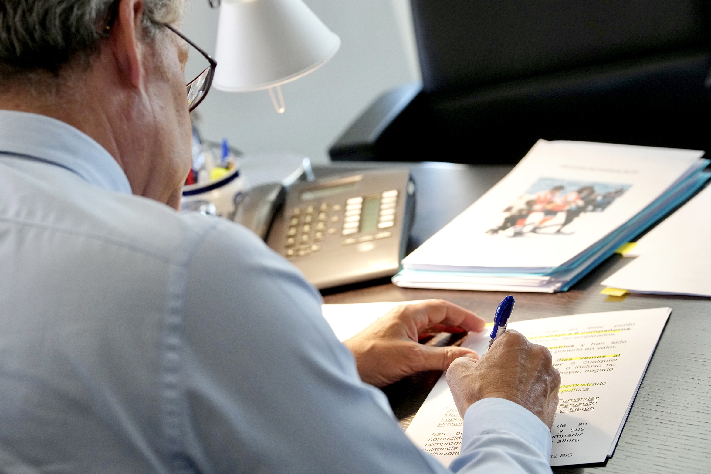 Alberto Núñez Feijóo, en su comparecencia ante los medios