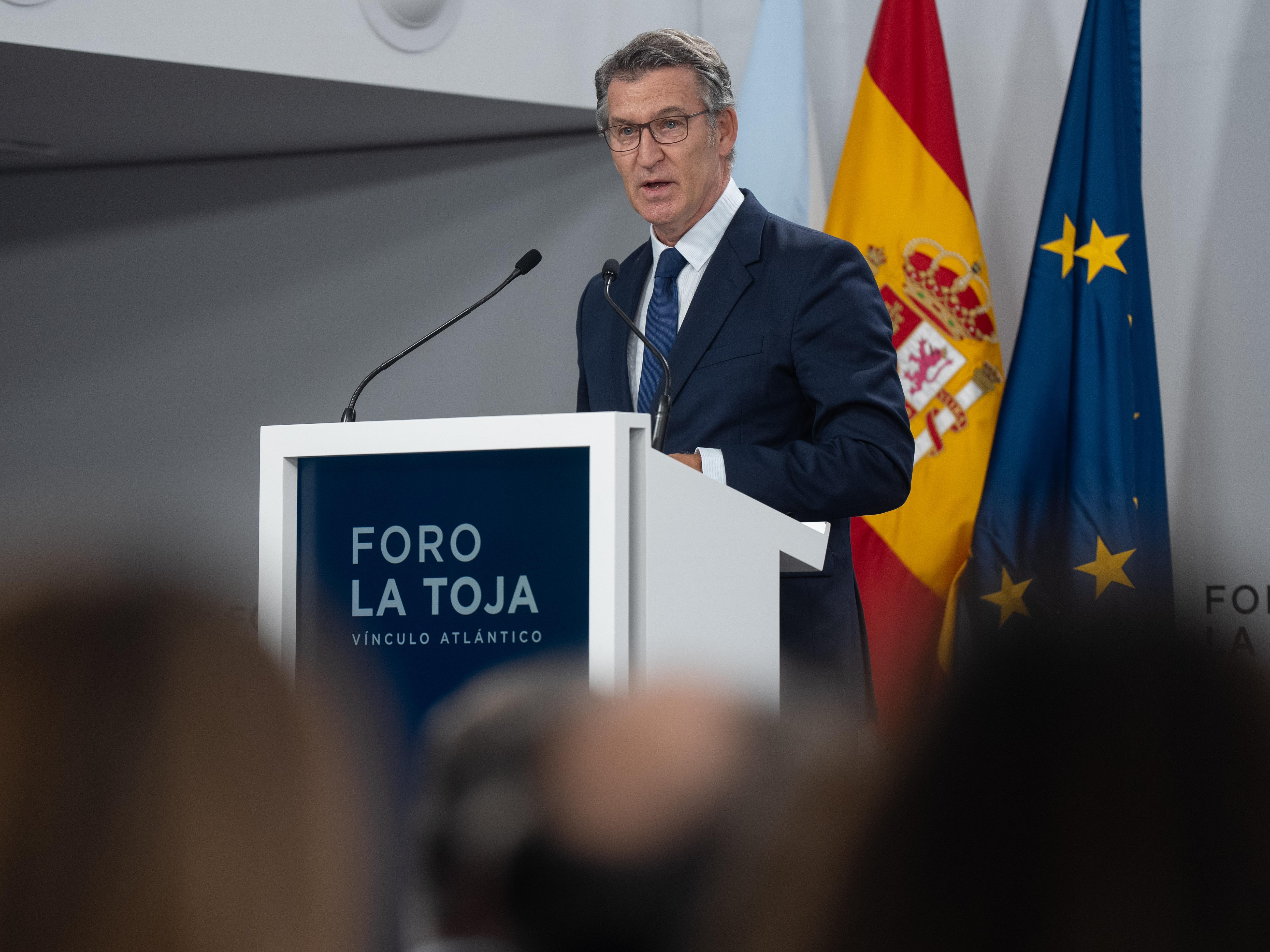 Alberto Núñez Feijóo interviene en el Foro La Toja