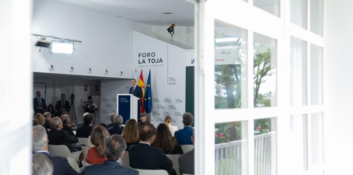 Alberto Núñez Feijóo interviene en el Foro La Toja