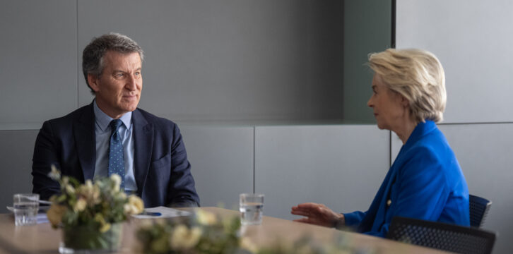 Alberto Núñez Feijóo se reúne con los líderes del PP Europeo en Bruselas