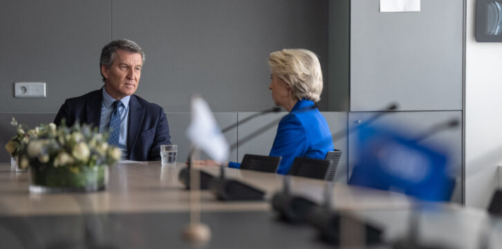 Alberto Núñez Feijóo se reúne con los líderes del PP Europeo en Bruselas