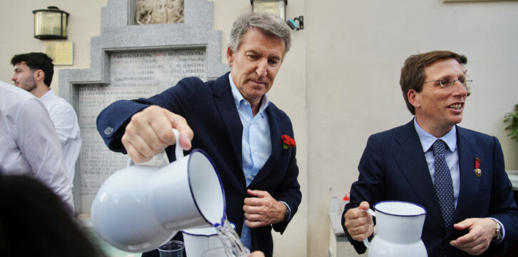 Alberto Núñez Feijóo y Almeida en San Isidro