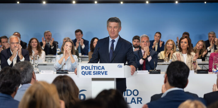 Alberto Núñez Feijóo preside la Junta Directiva Nacional