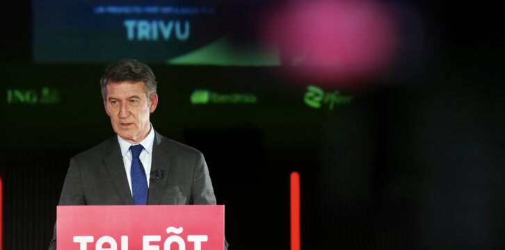 Feijóo en la Inauguración de Taleñt en Madrid