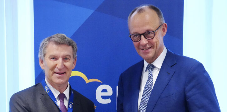 Feijóo en la reunión del EPP en Bruselas