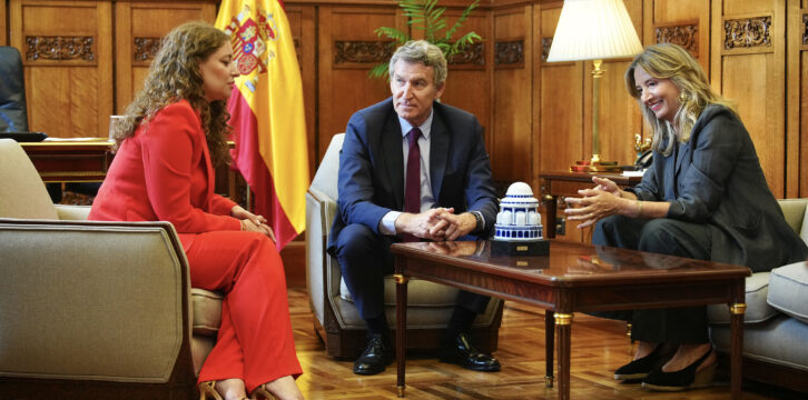 Reunión de grupos parlamentarios del PP en el Congreso