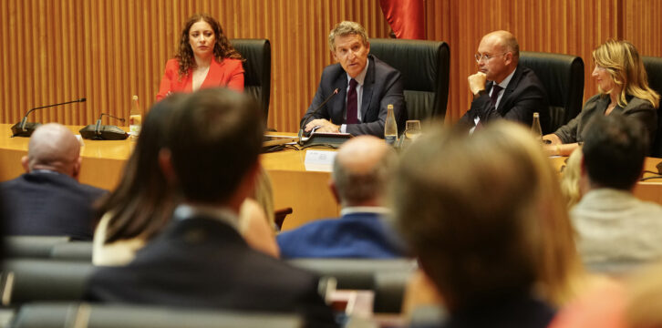 Reunión de grupos parlamentarios del PP en el Congreso