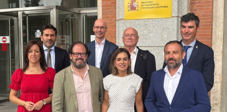 Reunión con Directores Generales  en el Ministerio de Transportes