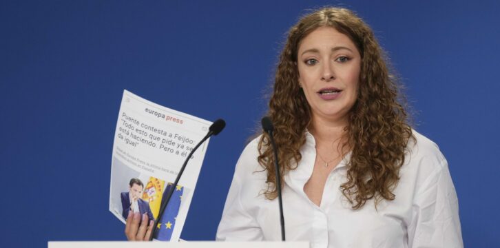 Ester Muñoz ofrece una rueda de prensa