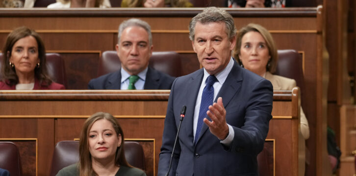 Feijóo interviene en la Sesión de control al Gobierno