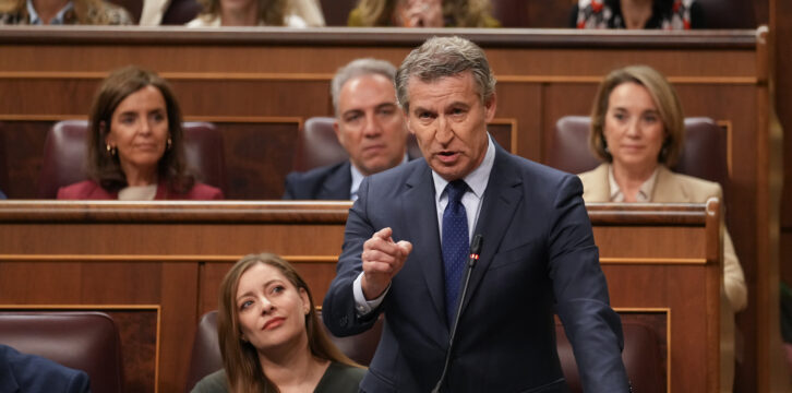 Feijóo interviene en la Sesión de control al Gobierno