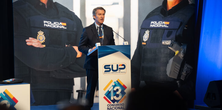 Alberto Núñez Feijóo interviene en el XXIII Congreso del Sindicato Unificado de Policía