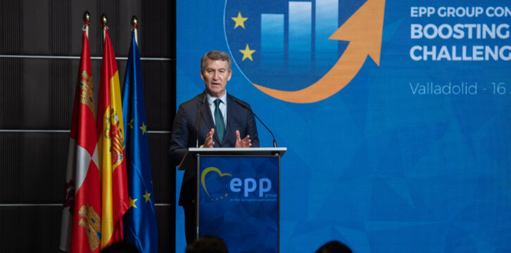 Feijóo interviene en la jornada del trabajo del EPP 