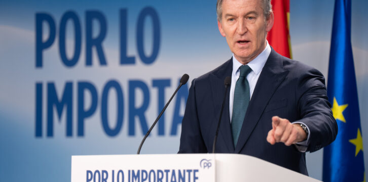 Feijóo ofrece una rueda de prensa tras la reunión de seguimiento de la crisis ferroviaria