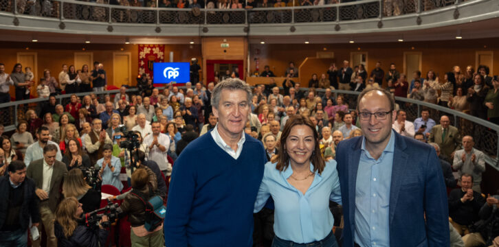 Feijóo interviene en un mitin en Ciudad Rodrigo (Salamanca)