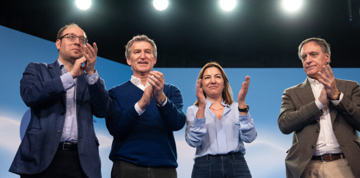 Feijóo interviene en un mitin en Ciudad Rodrigo (Salamanca)