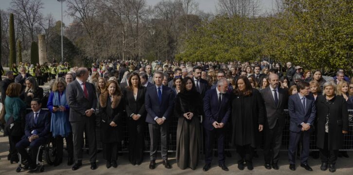 Alberto Núñez Feijóo en un acto en conmemoración del Día Europeo de las Víctimas del Terrorismo con un recuerdo especial al 21 aniversario del 11M. 11.02.26