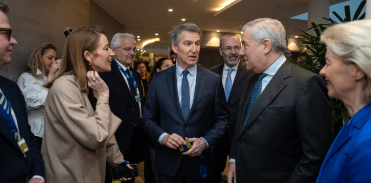 Alberto Núñez Feijóo en la Cumbre del Partido Popular Europeo
